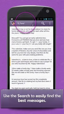 Messages for Mobile android App screenshot 5